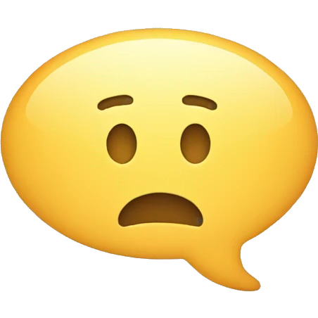 Speech bubble emoji