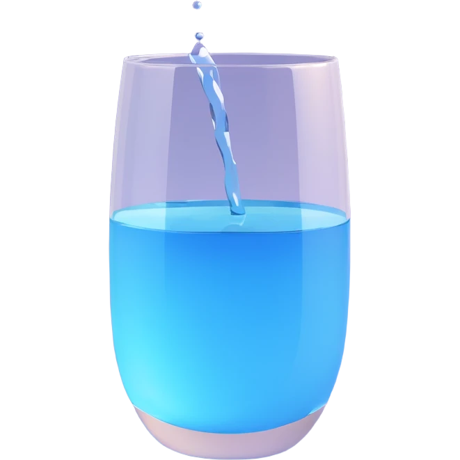  glass with water emoji
