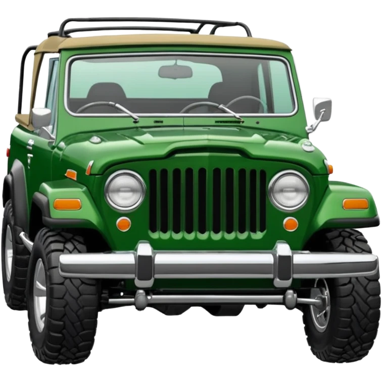 c101 jeepster commando with hardtop with straight flat bonnet emoji