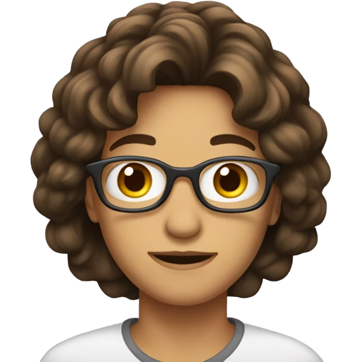 Une personne qui est brune  emoji