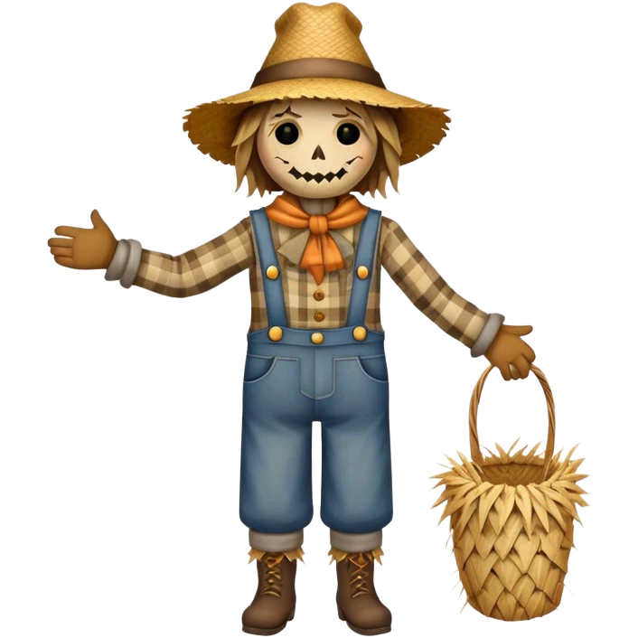 Scarecrow emoji