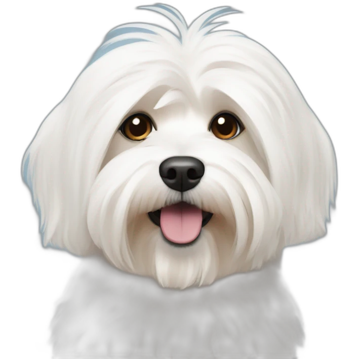 white havanese emoji
