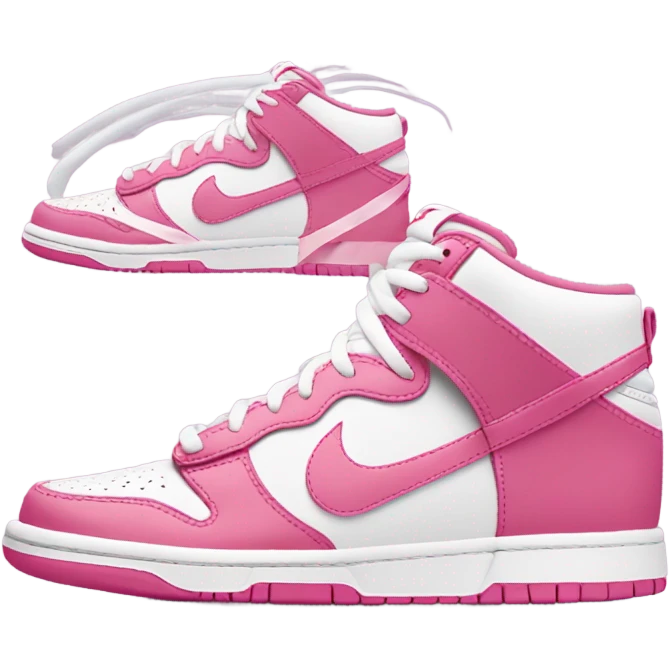 Pink Nike dunks emoji