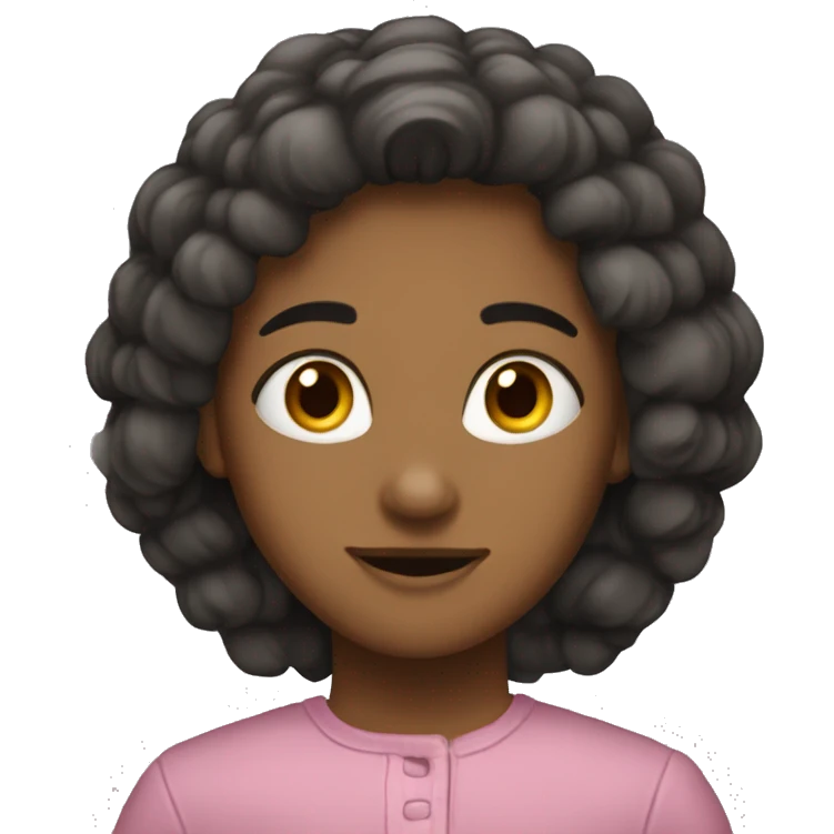 Девушка с темными волоса emoji