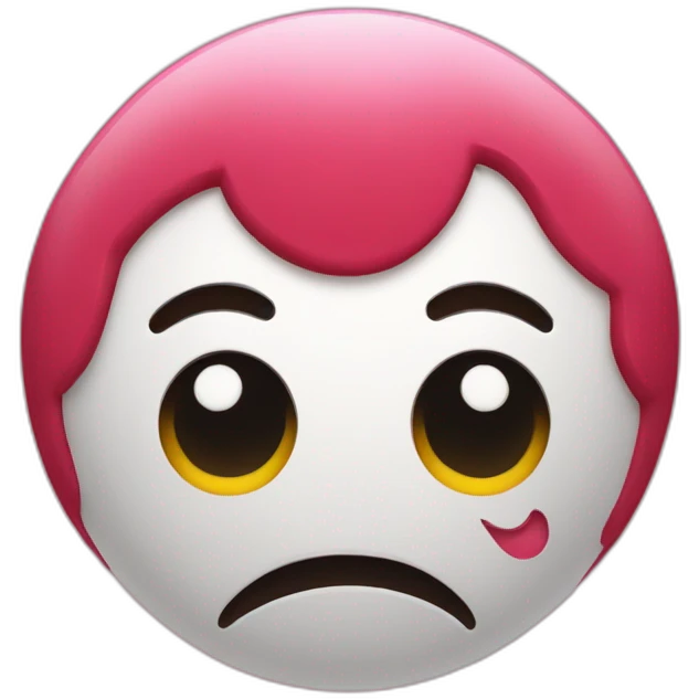 bitterbal with a smiley painted on emoji
