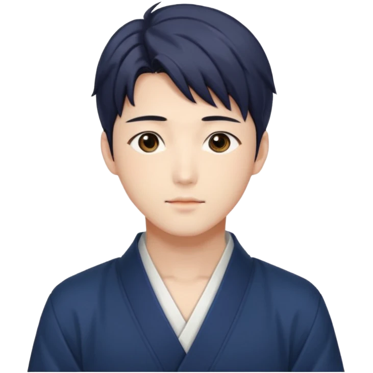 Cute Sexy Korean Japanese Handsome Attractive Romantic Shoujo-Anime-style semi-realistic gentleMan   emoji