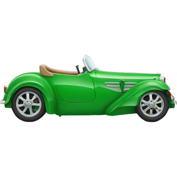 Green motor  emoji