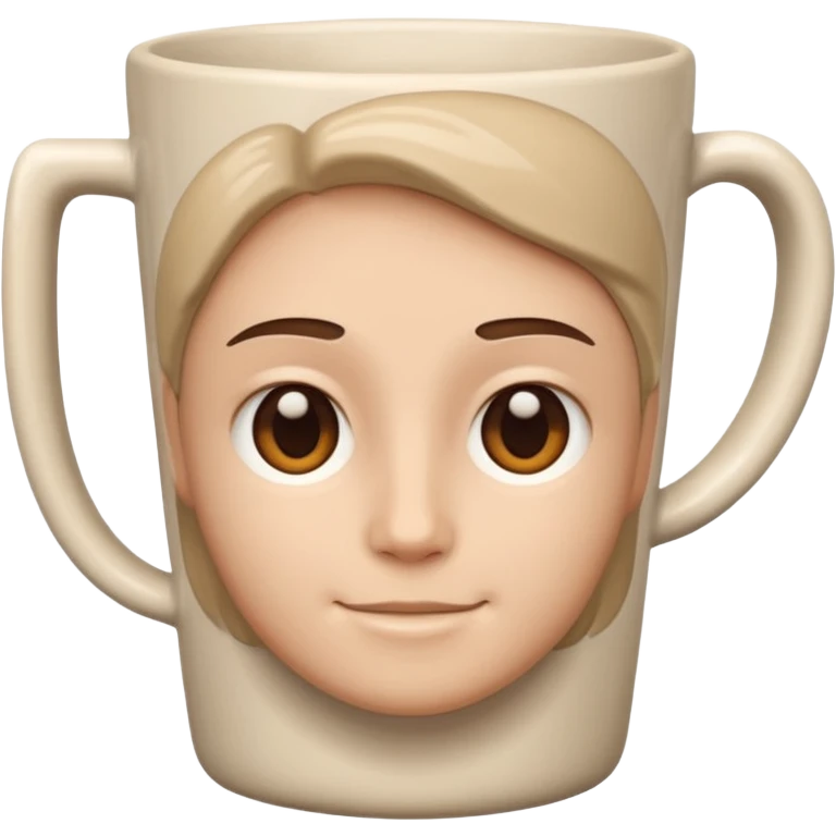 less details on the face, maybe a mix of the cup with 🙂 emoji