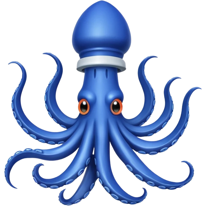 squid fake bait fishing emoji