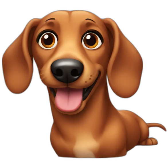 sausage dog emoji
