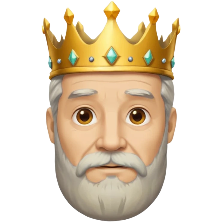Make it based off a king make it based off the king , but make it an old man emoji