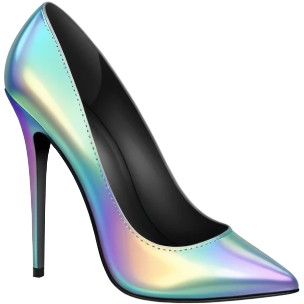 Iridescent heels emoji