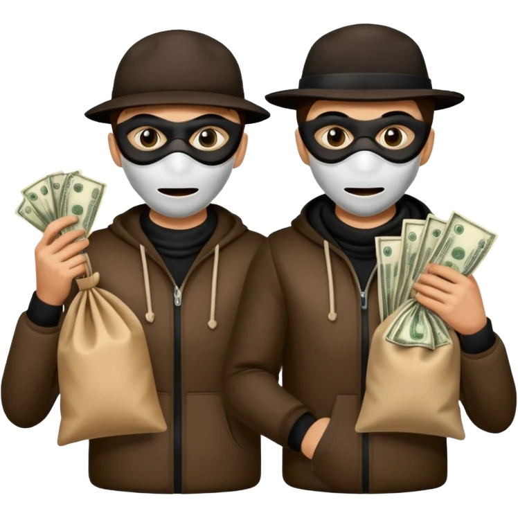 two robbers emoji