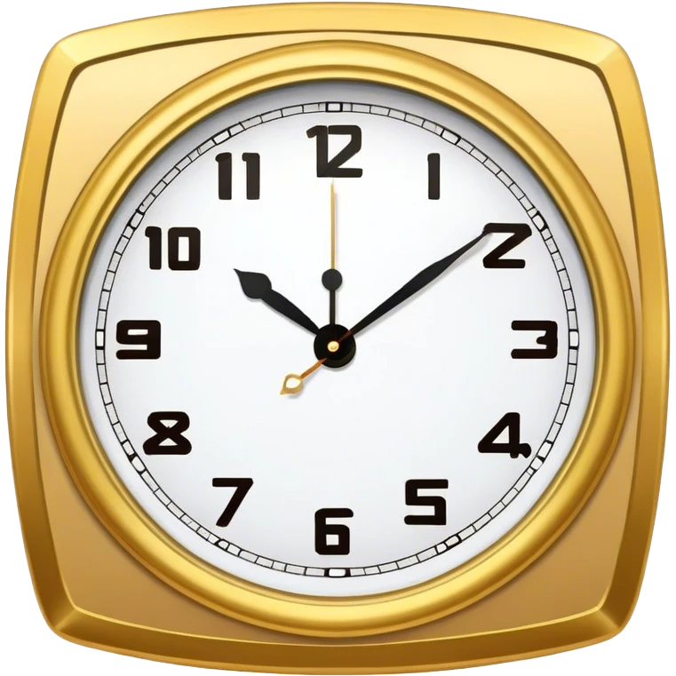 a clock emoji