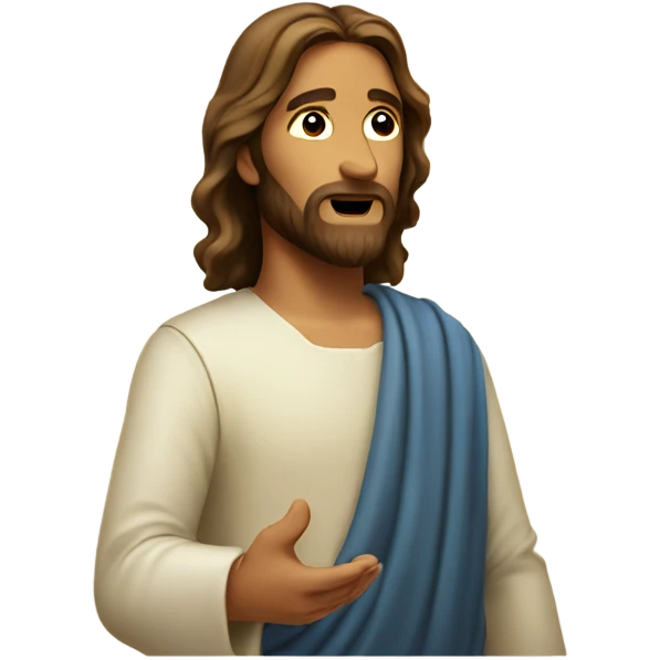 Jesus minding his business  emoji