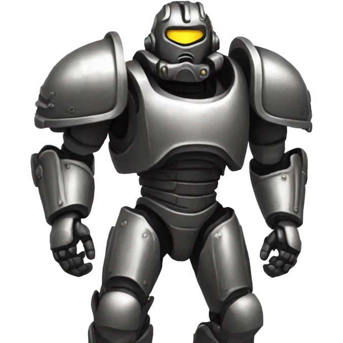 Power armor punching emoji