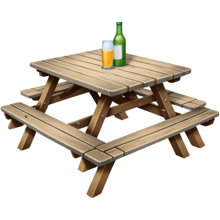 table of picnic emoji