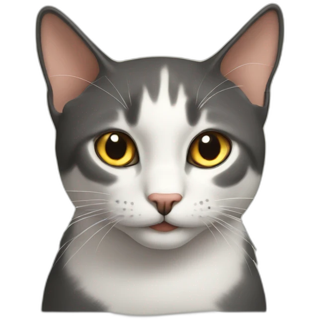 Gato calvo emoji