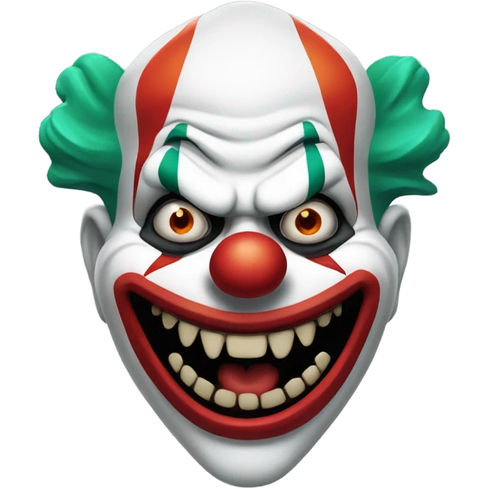 clown evil  faces  emoji
