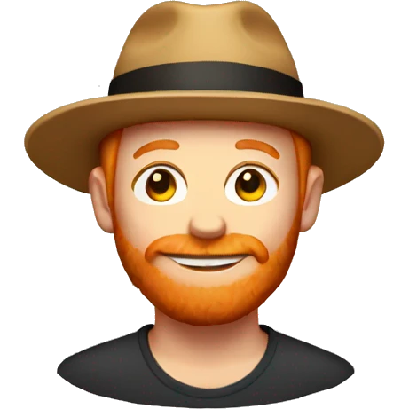 Ginger wearing hat  emoji