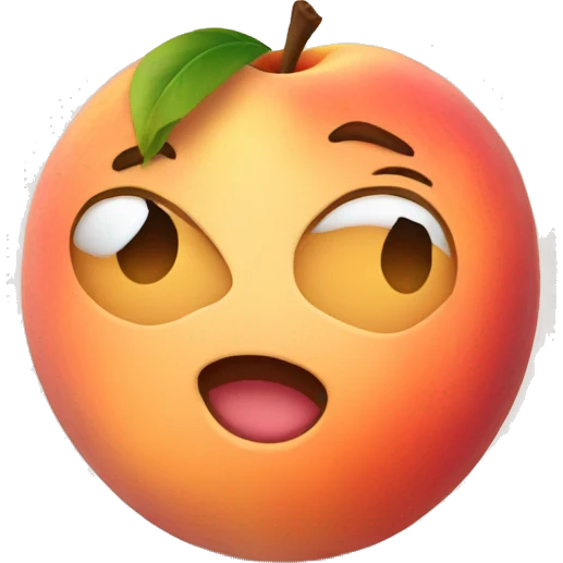 Peachy emoji