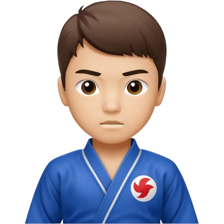 Taekwondo Kid pose emoji
