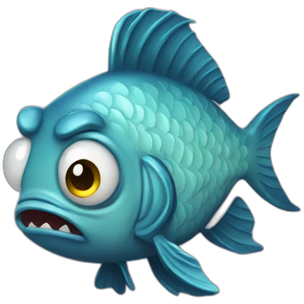 depressed angry fish emoji