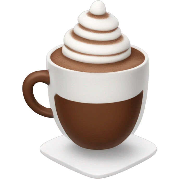 Festive hot chocolate  emoji