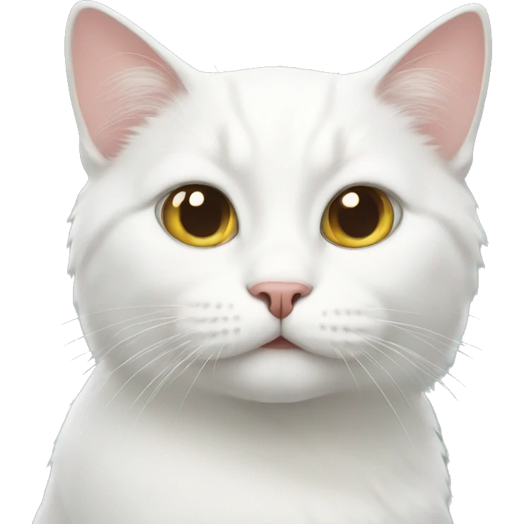 White cat emoji