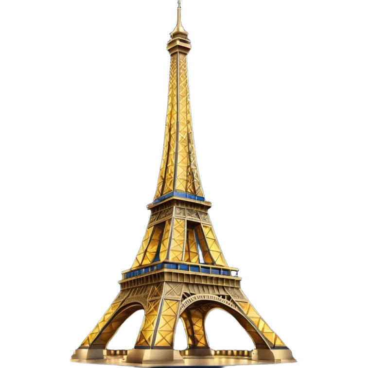 Eiffel Tower Night bright emoji