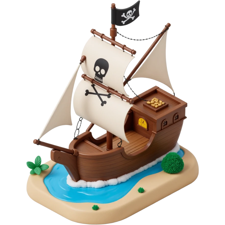 pirate ship emoji