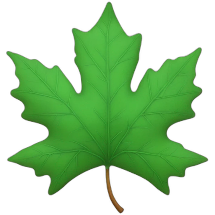 Canadian maple leaf emoji