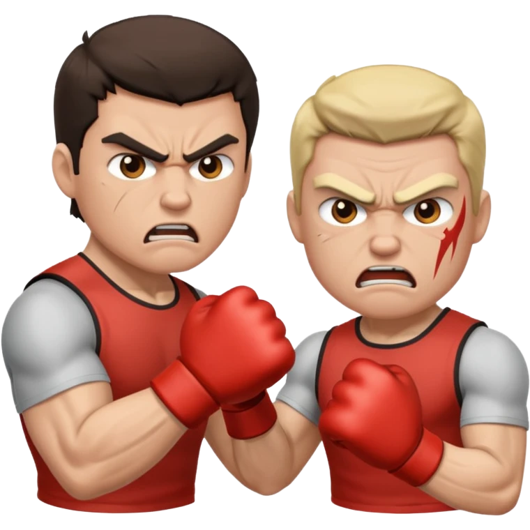 dos personas peleando (no deporte) emoji