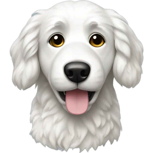 Coton service dog emoji