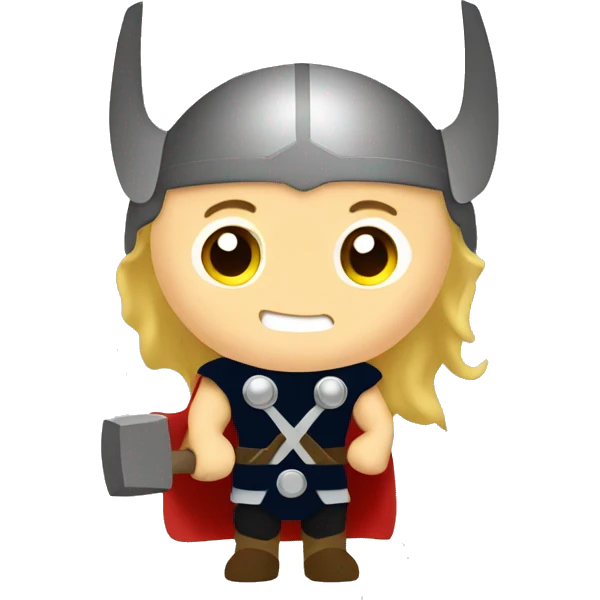 Thor holding a hammer emoji