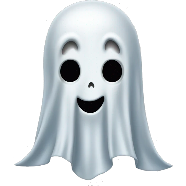 bow ghost emoji