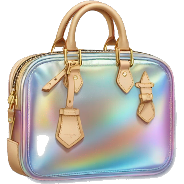 Iridescent Louis Vuitton bag emoji