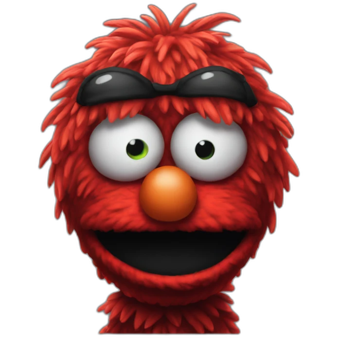 Elmo Scary emoji