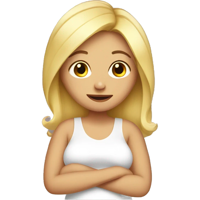 blond pregnant girl emoji