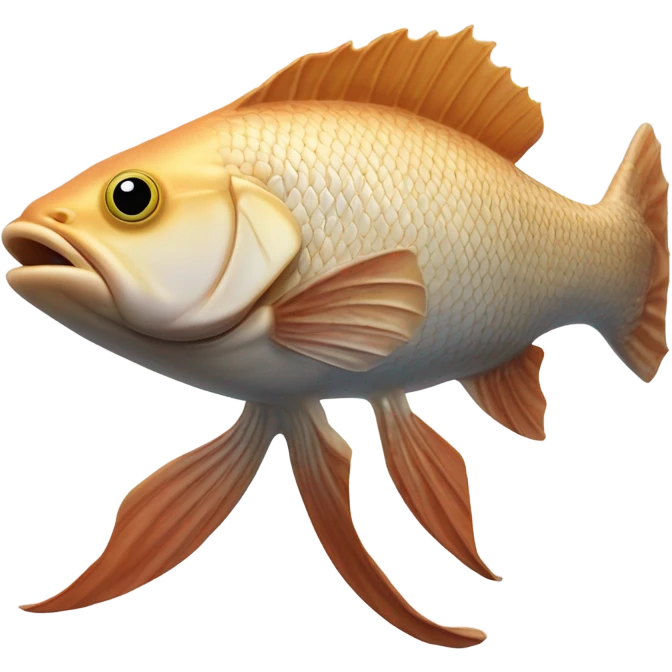 Lobe finned fish emoji