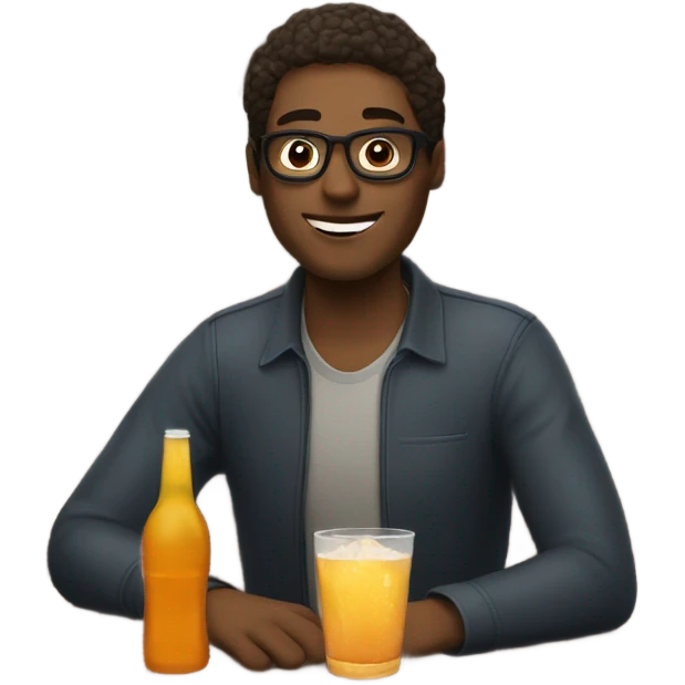 Person at bar  emoji