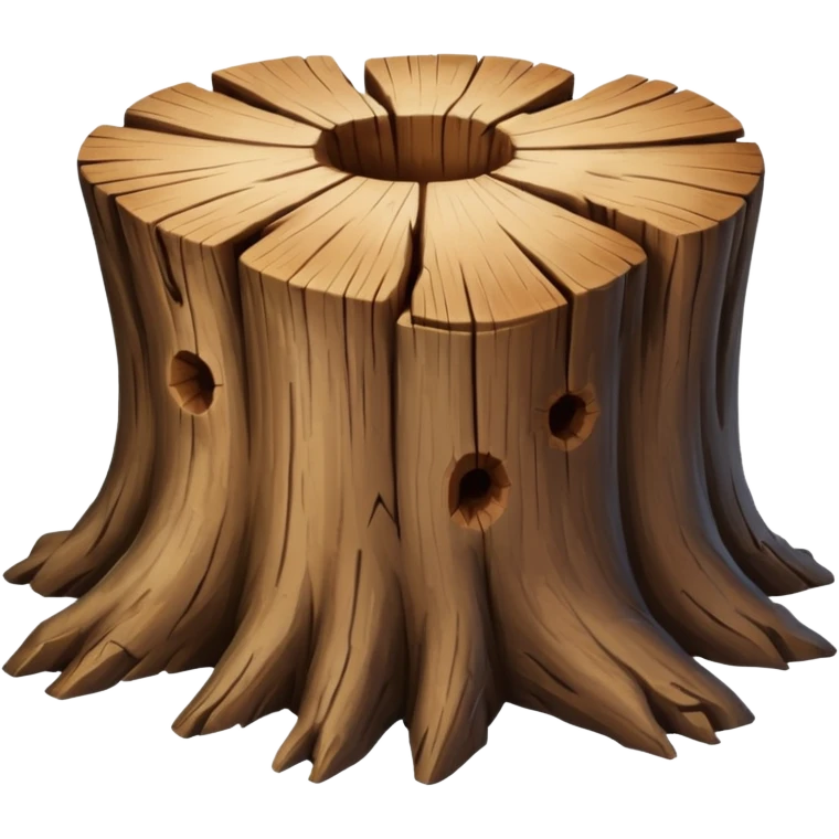 tree stump emoji