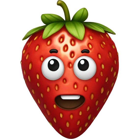 Strawberry with chocolate  emoji