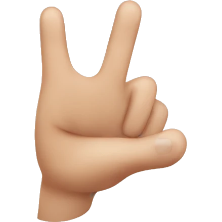 Finger heart emoji