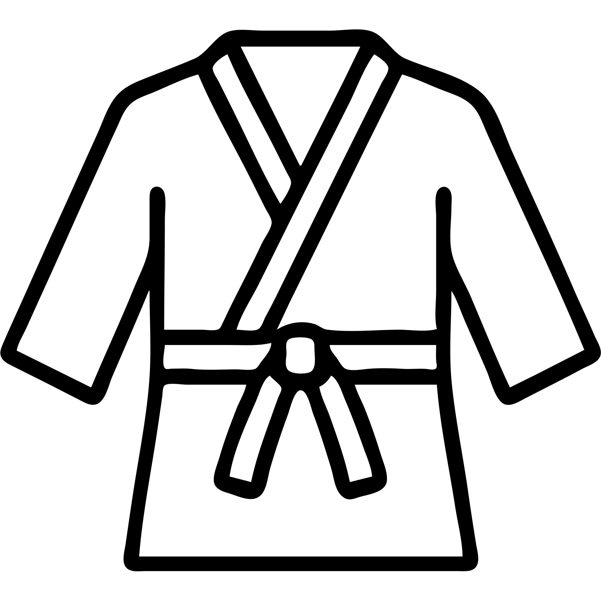 Simple white martial arts gi uniform emoji