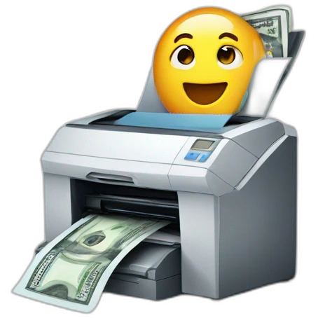 Money printer going brrrr emoji