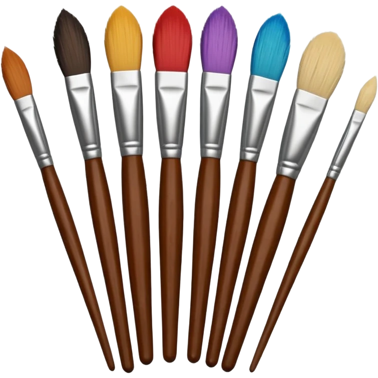artist brushes emoji