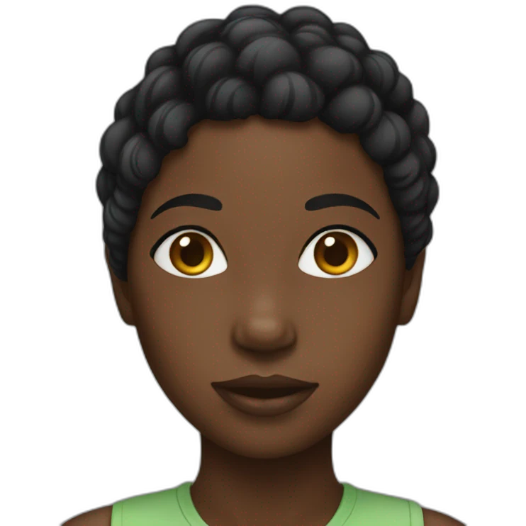 black girl emoji