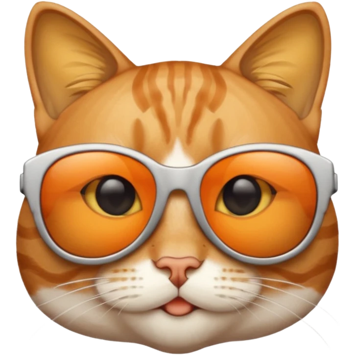 Cat wearing sunglasses emoji