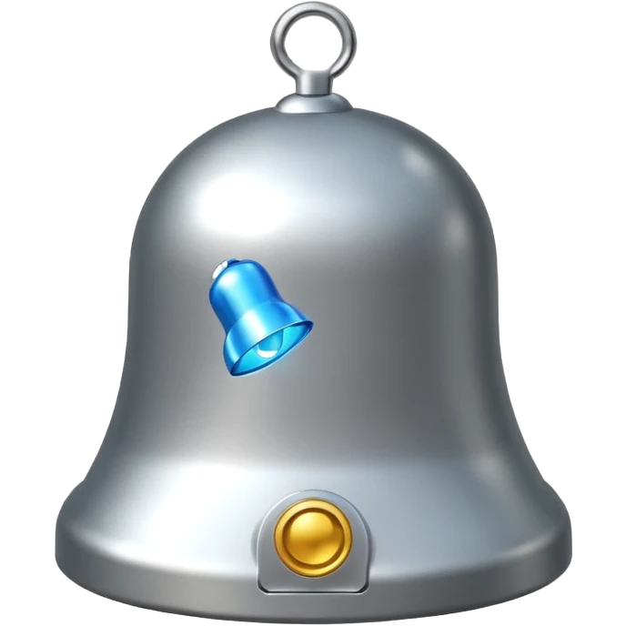 Notification bell silver emoji
